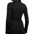 Blusa Feminina Volcom Manga Longa Mock Neck PRETO-VLTS040021- -2-